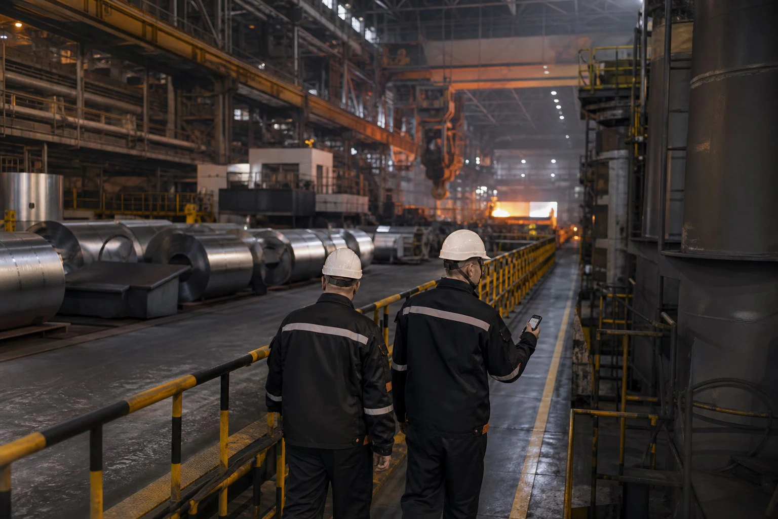 Cement & Steel industry worksite