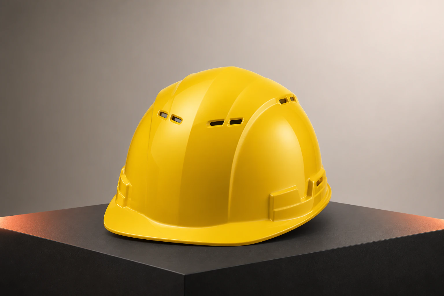 Confirmed yellow smart-helmet view