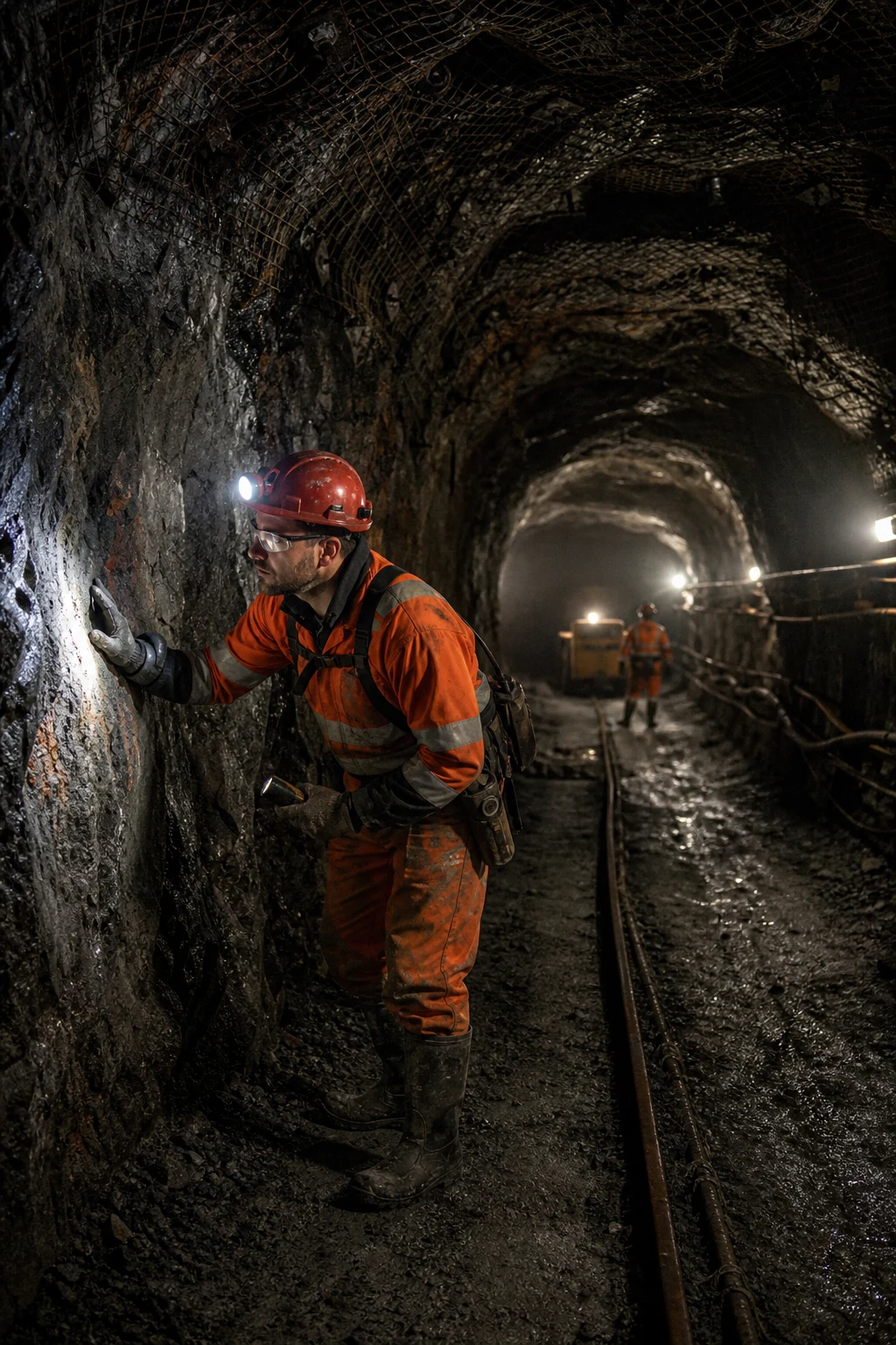 Underground mining worksite used to illustrate project conditions